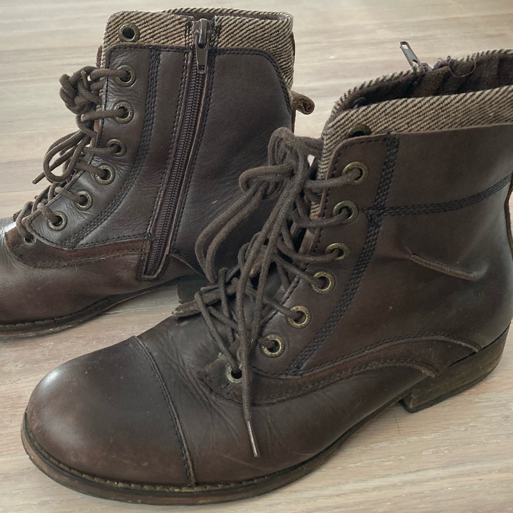 Mens Guess Leather Boots